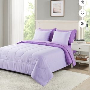 Mainstays Purple and Lavender Comforter Set